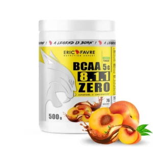ÉRIC FAVRE BCAA 8.1.1 500G, ZERO SAVEUR THÉ PÊCHE