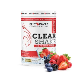 ÉRIC FAVRE CLEAR SHAKE ISO PROTÉINE 500G, SAVEUR FRUITS ROUGES