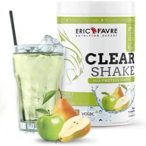 ÉRIC FAVRE CLEAR SHAKE ISO PROTÉINE 500G, SAVEUR POMME POIRE