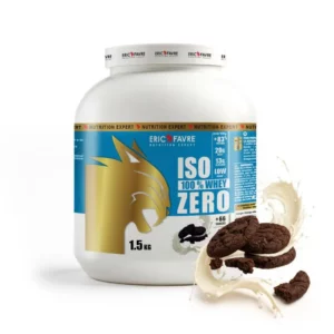 ÉRIC FAVRE ISO 100% WHEY 1.5KG, ZERO SAVEUR COOKIES & CREAM