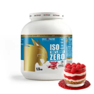 ÉRIC FAVRE ISO 100% WHEY 1.5KG, ZERO SAVEUR FRAMBOISIER