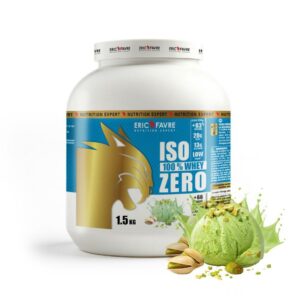 ÉRIC FAVRE ISO 100% WHEY 1.5KG, ZERO SAVEUR PISTACHE