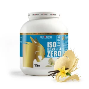 ÉRIC FAVRE ISO 100% WHEY 1.5KG, ZERO SAVEUR VANILLE