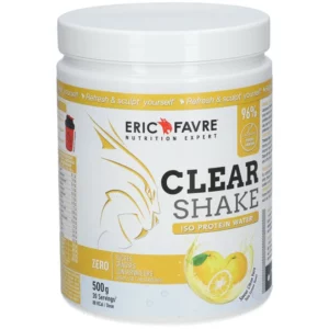 ÉRIC FAVRE CLEAR SHAKE ISO PROTÉINE 500G, SAVEUR CITRON